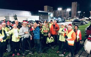 Les Lutins du Père Noël en repérage à Nantes.