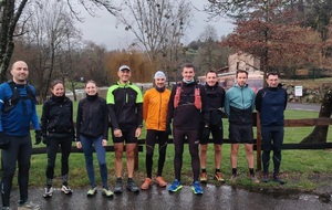 De gauche à droite : Ambroise Humeau, Aline Corbineau, Mari Lyn Mace, Jérôme Geindreau, Olivier Fremy, Vincent Rambaud, Frédéric Lucas, Benoît Rannou, Sébastien François