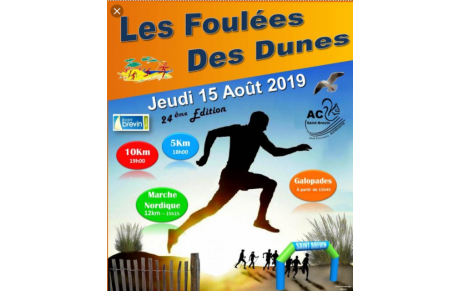 les foulées des dunes à saint Brévins les pins